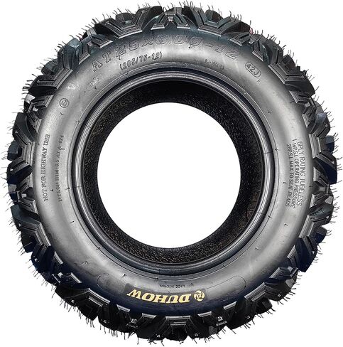 Garvee Set of 4 AT25X8-12 & AT25X10-12 6PR ATV UTV Tires, All Terrain 25x8x12 Tubeless Tires for Mud, Trail, Sand, Gravel & Street, Heavy-Duty Design for Off-Road Riding in Kuwait