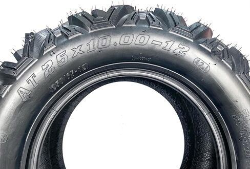 Garvee Set of 4 AT25X8-12 & AT25X10-12 6PR ATV UTV Tires, All Terrain 25x8x12 Tubeless Tires for Mud, Trail, Sand, Gravel & Street, Heavy-Duty Design for Off-Road Riding in Kuwait