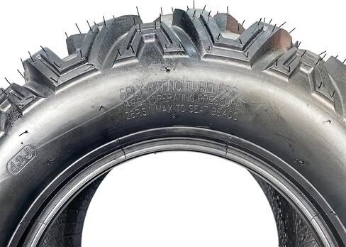 Garvee Set of 4 AT25X8-12 & AT25X10-12 6PR ATV UTV Tires, All Terrain 25x8x12 Tubeless Tires for Mud, Trail, Sand, Gravel & Street, Heavy-Duty Design for Off-Road Riding in Kuwait