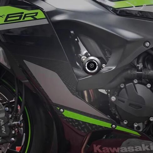 Fit for ZX6R ZX-6R New 2024 2025 ZX6R Motorcycle Sliders Crash Falling Protection Anti-fall protection anti-fall ball zx6r (A) in Kuwait