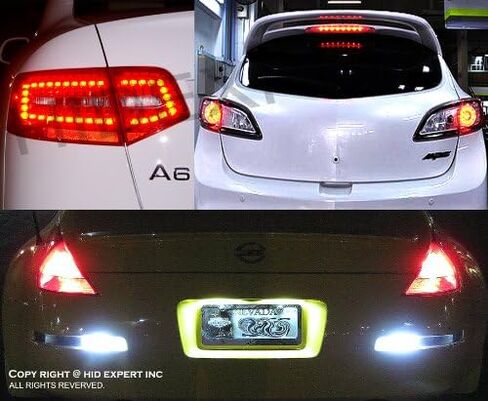 ICBEAMER 2 أزواج T15 T10 168 920 921 LED 9 SMDs احتياطية لمبات إضاءة وقوف السيارات استبدال مصباح الهالوجين [اللون: أحمر] in Kuwait