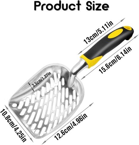 Beach Shovel,Sand Toy, Metal Sand Shovels for Shell Collecting, Shark Tooth Sifter Sand,Summer Toys for Beach (yellow) in Saudi Arabia