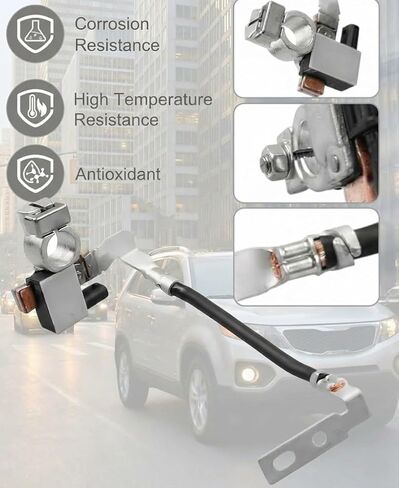 Negative Battery Cable Sensor 37180-2P100 Fit for Kia Sorento 2009-2012, Battery Current Sensor Assembly Replacement 371802P100 in Saudi Arabia