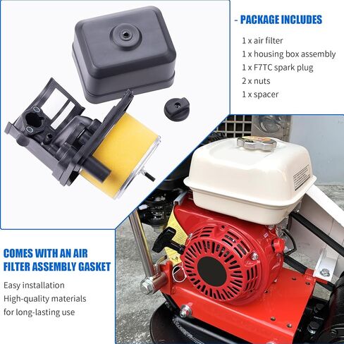 JINGKE Air Filter Housing and Air Filter Assembly for Honda GX120/GX160/GX200 5.5 HP, Coleman CT200U EX/BT200X/CT200U Mini Off-Road Trail 200 196cc Baja MB165 MB200 in Kuwait