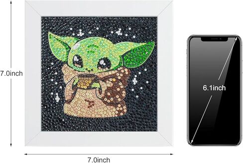 AllWenTo 5D Diamond Art Kit for Teens Adults Beginners,Full Drill Crystal Rhinestone Diamond Dots Craft for Home Wall Decor (Green Ears & Stars) in Saudi Arabia