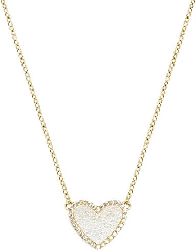 Pendant Necklace for Women,Simple and Elegant,Adjustable Chain,14K Gold Plated with 1 Delicate Cluster Stone,Gift Bag and Jewelry Box,Christmas Birthday Party Gift For Women in Saudi Arabia