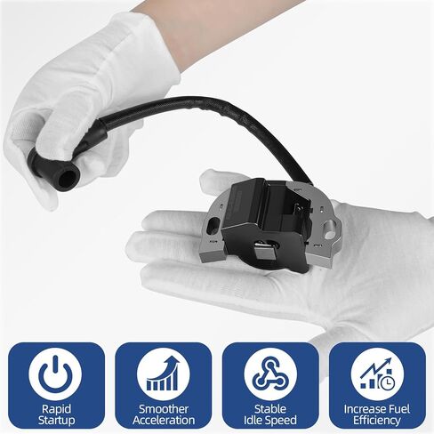 21171-0740 Ignition Coil and Spark Plug Kit for Kawasaki FR730V FX730V FX691V FR691V FR651V FX801V FX850V FX751V FX651V FS541V FS481V FS600V FX921V Engines in Kuwait