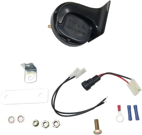 For GMC Sierra 2500 HD 2001-2006 Horn | Low | With Mounting Bracket and Wiring Harness | With Plug-in Type Connector | Replacement For D1920C, 85112 in Kuwait