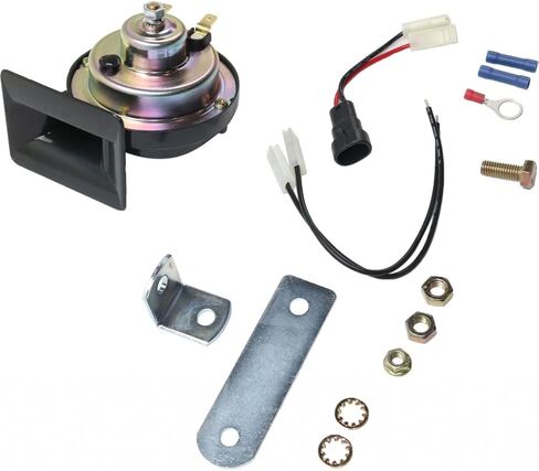 For GMC Sierra 2500 HD 2001-2006 Horn | Low | With Mounting Bracket and Wiring Harness | With Plug-in Type Connector | Replacement For D1920C, 85112 in Kuwait