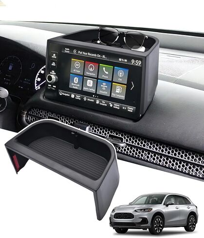 Dashboard Organizer Tray for Honda HRV 2023 2024 2025 2026 Accessories, Center Console Storage Box Fits 7" & 9" Screen, Sunglasses Holder, Non-Slip HRV Accessories in Saudi Arabia