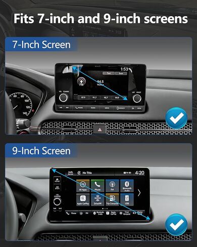 Dashboard Organizer Tray for Honda HRV 2023 2024 2025 2026 Accessories, Center Console Storage Box Fits 7" & 9" Screen, Sunglasses Holder, Non-Slip HRV Accessories in Saudi Arabia