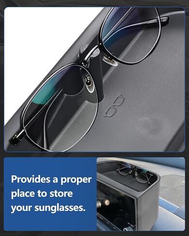 Dashboard Organizer Tray for Honda HRV 2023 2024 2025 2026 Accessories, Center Console Storage Box Fits 7" & 9" Screen, Sunglasses Holder, Non-Slip HRV Accessories in Saudi Arabia