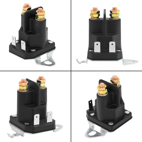 AHL Motorcycle Starter Relay Solenoid Compatible with GT52XLS, GTH2448T, GTH2454T, GTH2648, GTH2654T, GTH26K54T, GTH27V52LS, GTH3052TF, LGT2554, LGT2654 in Kuwait