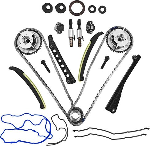 4L3Z-6306-A 24pc Phaser Repair Kit with VCT Solenoids & Valve Cover Gaskets Replacement for Ford 5.4L 3V Engine,4L3Z6306A in Kuwait