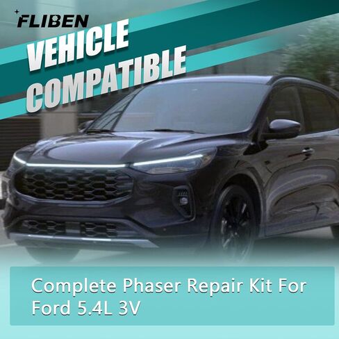 4L3Z-6306-A 24pc Phaser Repair Kit with VCT Solenoids & Valve Cover Gaskets Replacement for Ford 5.4L 3V Engine,4L3Z6306A in Kuwait