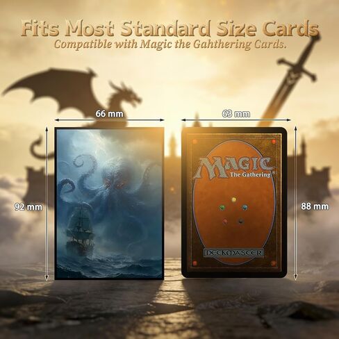 أكمام بطاقات MTG - Kraken - 100 CT EDH أكمام قائدة لـ Magic the Gathering in Kuwait