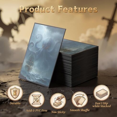 أكمام بطاقات MTG - Kraken - 100 CT EDH أكمام قائدة لـ Magic the Gathering in Kuwait