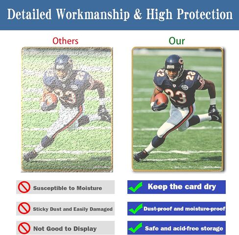 500ct Resealable Team Bags for Trading Cards, Acid-Free Clear Card Bags, Holds 35 Loose Cards or 5 Rigid Card Holders, Archival Quality, Fit for Graded Card Protection in Saudi Arabia