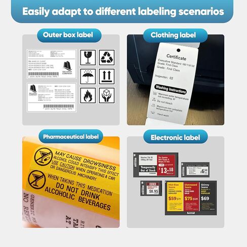 Automatic Label Rewinder,1"-3"Adjustable Core Holder,Stepless TransmissionLabel Rewinding Machine,Synchronize Stop with Printer,Two-Way Rewinding 185mm Label Roller for Commercial & Industrial Use in Saudi Arabia
