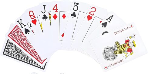 مجموعة أوراق لعب Bexter 2 Decks Royal Bridge بحجم 100% من البلاستيك مع حقيبة تخزين بلاستيكية، مقاومة للماء ومتينة، بطاقات على شكل كازينو للجسر والرومي والبوكر in Kuwait