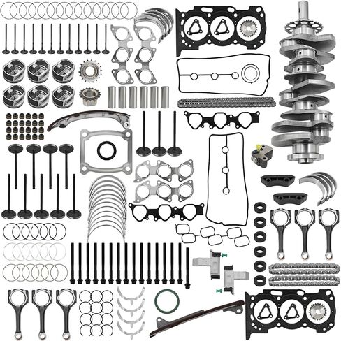 1GR-FE 4.0L Engine Overhaul Rebuild Kit with Crankshaft Head Gasket Connecting Rod Timing Chain Kit Fits for Toyota FJ Cruiser, 4Runner Tacoma Tundra 2003-2015 Replace# 13401-31010 13201-39235 in Saudi Arabia