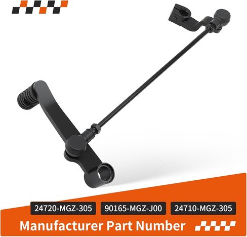 دواسة ناقل الحركة لرافعة ناقل الحركة مع مجموعة قضيب التغيير لهوندا CBR500R CB500X CB500F 2013-2023 (استخدم فقط إصدار COO) 24710-MGZ-305 in Kuwait