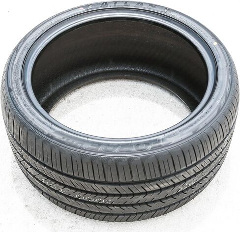 مجموعة من 2 إطارات شعاعية عالية الأداء لسيارة الركاب Atlas Force UHP لجميع المواسم - 275/35R18 275/35/18 275/35-18 95Y نطاق تحميل SL 4-Ply BSW جدار جانبي أسود UTQG 520AAA in Kuwait