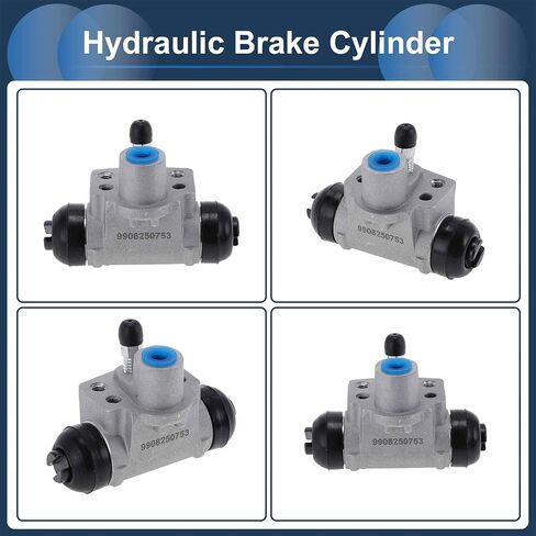 Rear Left Rear Right Brake Wheel Cylinder No.43300SNAA01/43300T5RA01 Drum Brake Cylinder for Honda Civic 2006-2015 Cast Iron Silver Tone 2 Pcs in Kuwait
