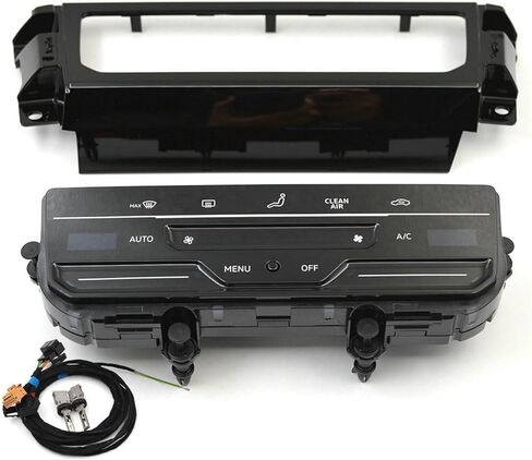 شاشة LCD تعمل باللمس لوحة تكييف الهواء التلقائي مفتاح تكييف الهواء AC التلقائي متوافق مع VW T-ROC (مع تسخير الأسلاك 2) in Kuwait