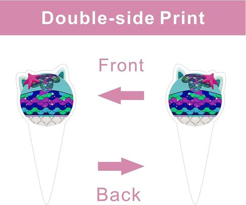 25pcs Cartoon G-B Birthday Decorations with 24pcs Cupcake Toppers, 1pcs Cake Topper for Birthday Party Supplies. in Saudi Arabia