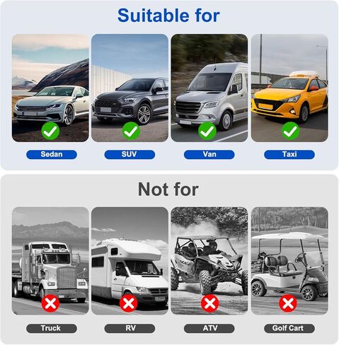 Linkstyle Sun Visor Extender for Car, 3-Sided Expandable Anti-Glare Car Visor Extender, PU Leather Polarized Sun Blocker Extension with PC Lenses for UV Cars SUVs Vans Taxis in Kuwait
