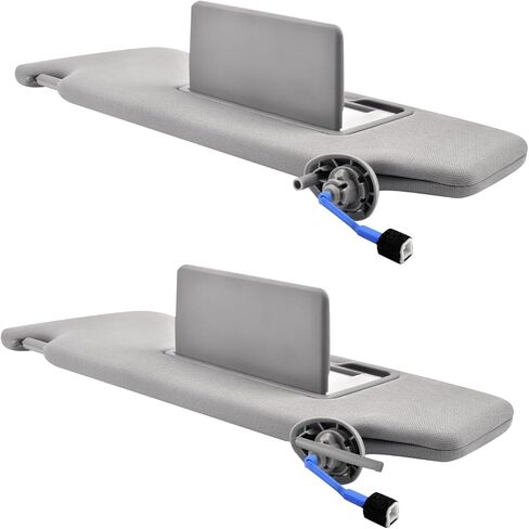 Gray Left Driver Side Sun Visor fit for Honda Pilot 2009 2010 2011 2012 2013 2014 2015 Replacement Sunshade 83280-SZA-A01ZA with Vanity Light/with Makeup Mirror in Saudi Arabia