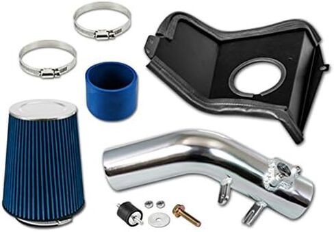 طقم مدخل هواء بارد أحمر للسباق R&L + فلتر 08-14 لسوبارو امبريزا WRX/STI 2.5L Turbo in Kuwait