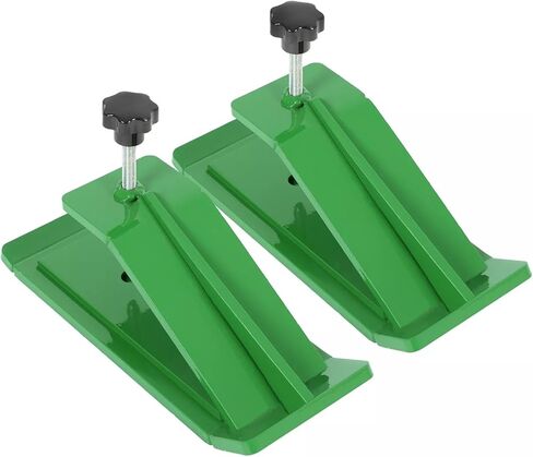 Replacement for John Deere OEM 2X Tractor Bucket Protector Ski Edge Tamer Skid w/Lock Nut Snow Leaf Removal in Saudi Arabia