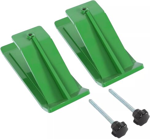 Replacement for John Deere OEM 2X Tractor Bucket Protector Ski Edge Tamer Skid w/Lock Nut Snow Leaf Removal in Saudi Arabia