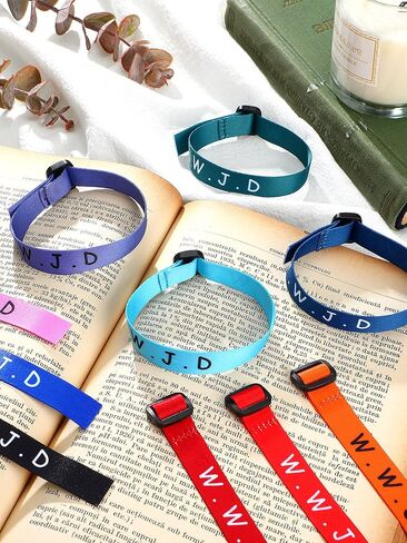100 PCS WWJD Bracelets Bulk – Christian What Would Jesus Do Woven Wristbands for Church, Sunday School, Youth Group – 10 Colors Adjustable Religious Bracelets for Women Men in Kuwait