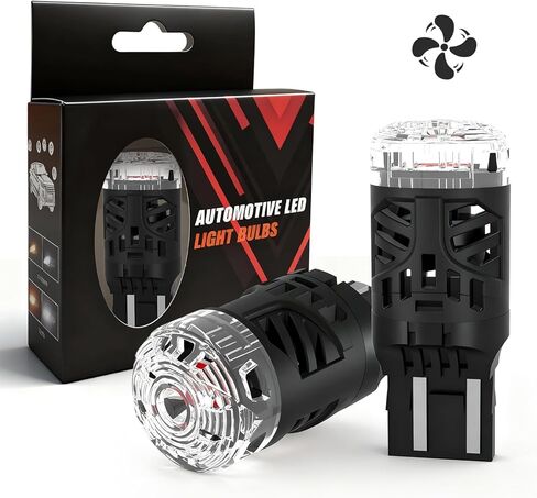 BraveWAY 1156 LED Bulbs, White, 30 Watts, 4400 Lumen, Fan, Error Free in Saudi Arabia