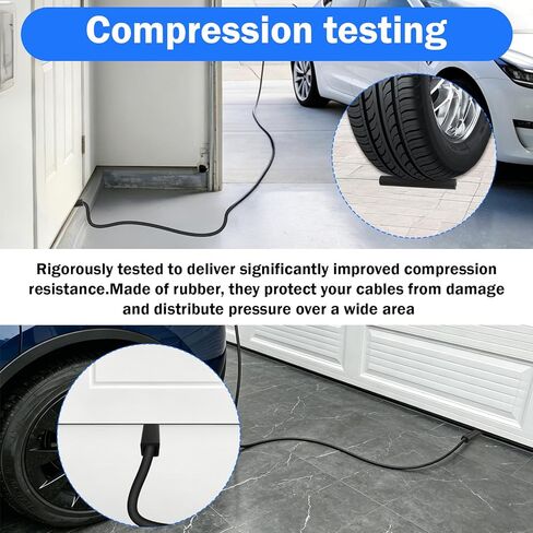 Protector Garage Door Pass Through, ID 19mm Electric Vehicle Car Charging Cable Protector - for Tesla Charging Cable or Various Cable Type Ev Charger Cover (2PK) in Saudi Arabia