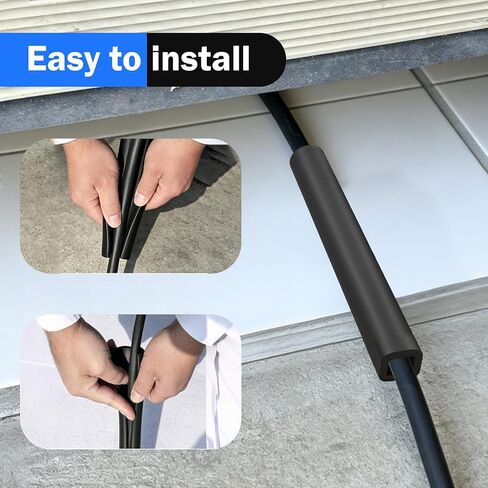 Protector Garage Door Pass Through, ID 19mm Electric Vehicle Car Charging Cable Protector - for Tesla Charging Cable or Various Cable Type Ev Charger Cover (2PK) in Saudi Arabia