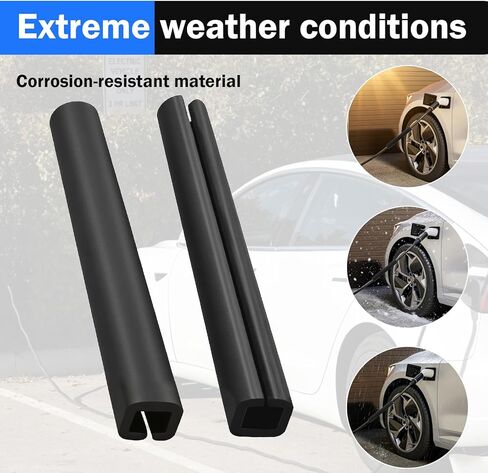 Protector Garage Door Pass Through, ID 19mm Electric Vehicle Car Charging Cable Protector - for Tesla Charging Cable or Various Cable Type Ev Charger Cover (2PK) in Saudi Arabia
