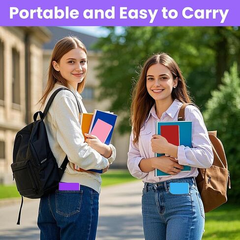 مجموعة دفاتر ملاحظات صغيرة الحجم، 100 حزمة من دفاتر الملاحظات ذات الجيب الصغير 10 ألوان مبطنة مقاس A6 مجموعة دفاتر ملاحظات ملونة ذات غلاف ناعم للأعمال والمكتب والسفر المدرسي، 3.5 × 5.5 بوصة، 24 ورقة/48 صفحة in Kuwait