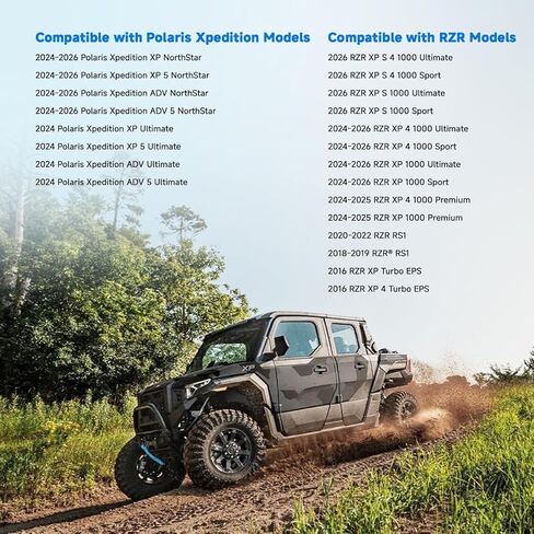 حزام محرك UTV 3211186 متوافق مع Polaris Ranger X P 1000 2018-2027، Ranger Crew XP 2019-2022، RZR X P 2016-2026، RZR RS1 2018-2022، Xpedition ADV/X P 2024-2026 in Kuwait