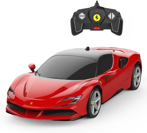 RASTAR Ferrari SF90 Stradale Remote Control Car, 1:18 Scale, Red in Kuwait
