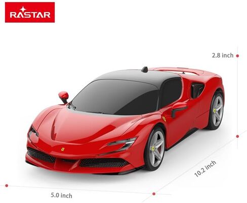 RASTAR Ferrari SF90 Stradale Remote Control Car, 1:18 Scale, Red in Kuwait