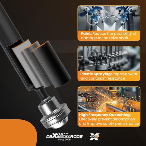 مجموعة عمود المحرك الخلفي من maxpeedingrods لسيارة Ford Explorer 2011-2018 Police Interceptor & Taurus & Taurus X & Lincoln MKS & Mercury Sable استبدال تلقائي Trans AWD # FG1Z4R602A in Kuwait