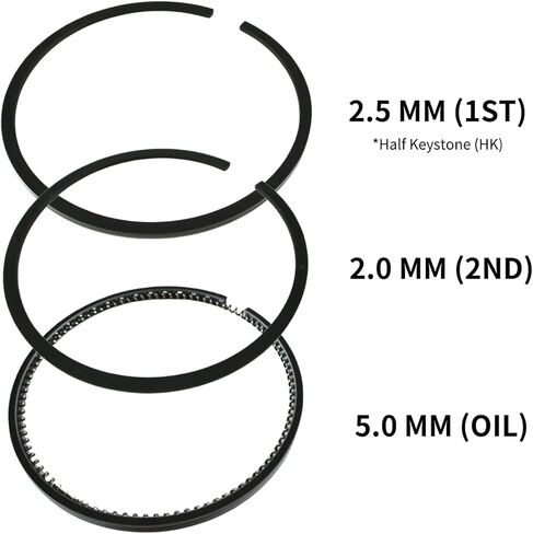 مجموعة حلقات المكبس Riken - الحجم القياسي 83 مم لكوبوتا D1503 / V2003 in Kuwait