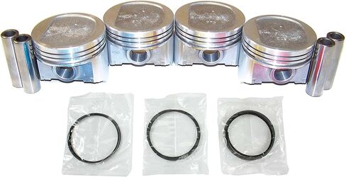 طقم مكبس وحلقة DNJ PRK1121 لسيارة جيب شيروكي رانجلر 1994-1995 2.5L L4 OHV 8V تستنشق بشكل طبيعي in Kuwait