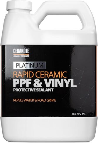 Cerakote Rapid Ceramic PPF & Vinyl Protective Sealant (14 oz.) - Preserve & Protect Vehicle PPF/Vinyl Finishes - Maximum Water Shedding - Quick and Easy to Apply - Elite Gloss & Vibrancy in Saudi Arabia