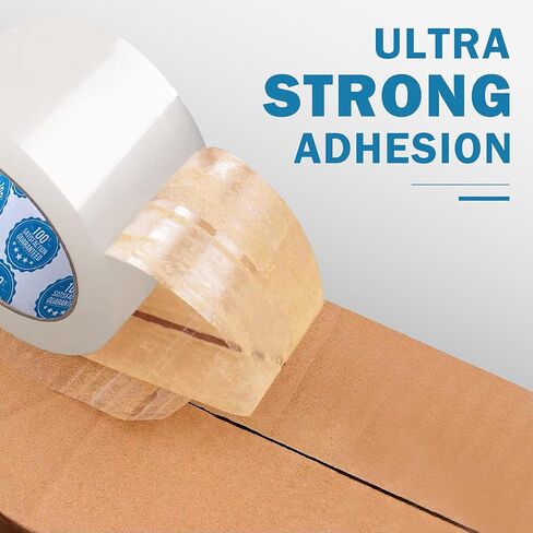Clear Packing Tape, 2 Inches x 55 Yards, 1.8 Mil Thick, Acrylic Adhesive, 36 Rolls, for Packaging, Carton Sealing, Storage, Moving in Saudi Arabia