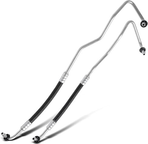 A-Premium Inlet & Outlet Automatic Transmission Oil Cooler Line Hose Assembly Compatible with Jeep Compass 2010-2017, Patriot 2010-2017 & Caliber 2010-2012, Automatic Transmission in Kuwait